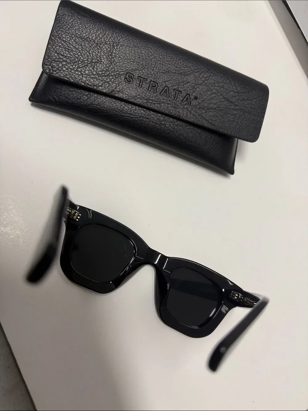 Black STRATA Sunglasses with Case and Cloth (Unopened) NWT - NEVER WORN Glasses